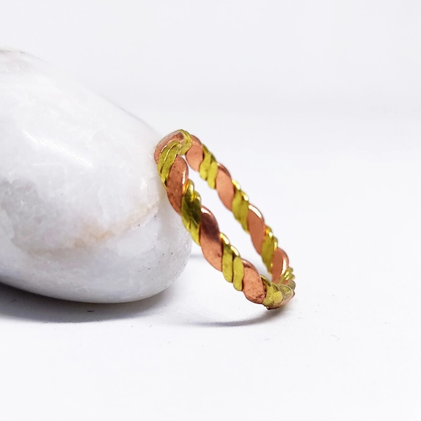 Senroar Three Metal Ring / Three Dhatu Ring Copper Copper Plated Ring - Image 3