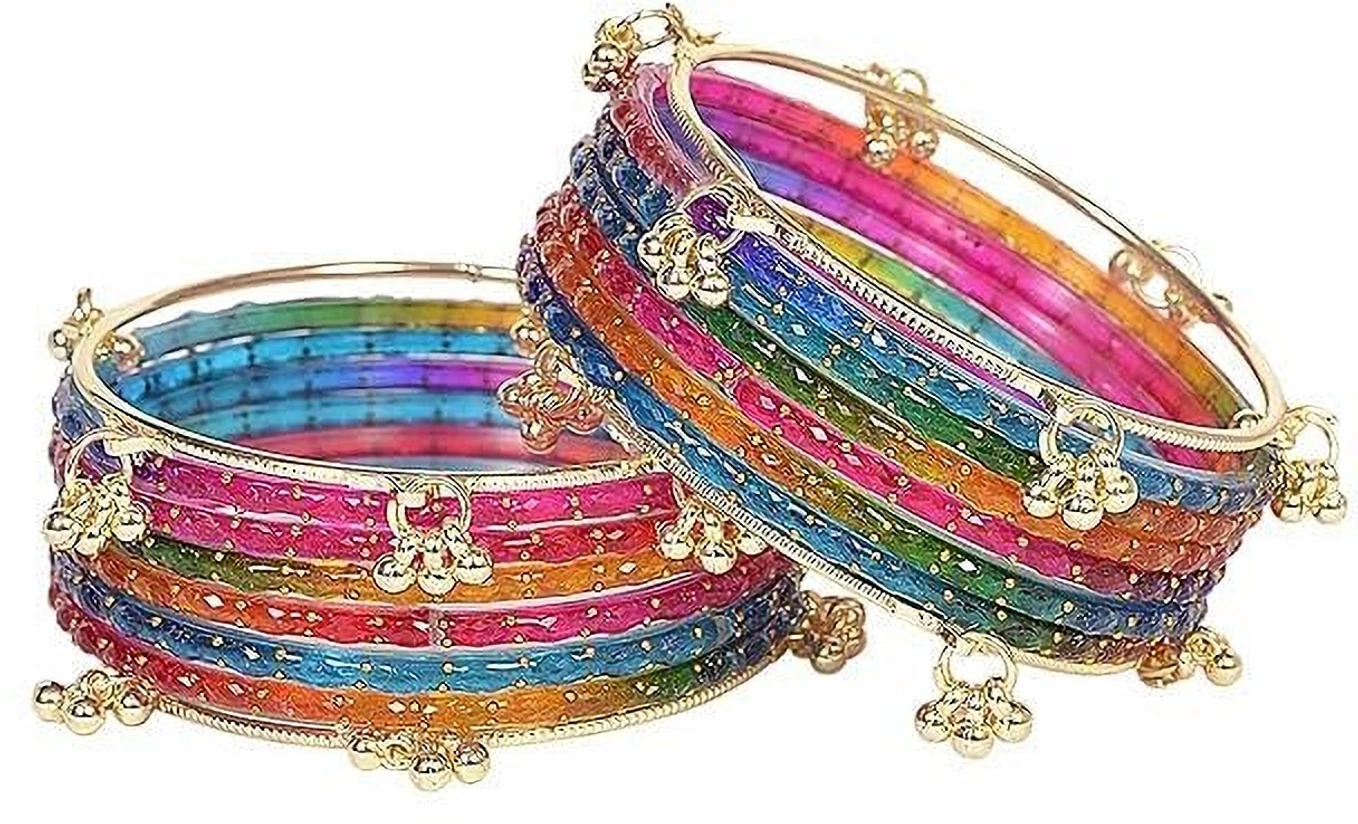 Shriji Glass Pearl Bangle (Pack of 16) - Image 2